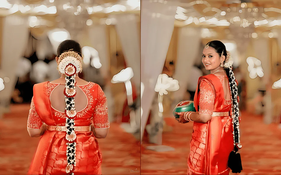 bride at wedding photography in ongole