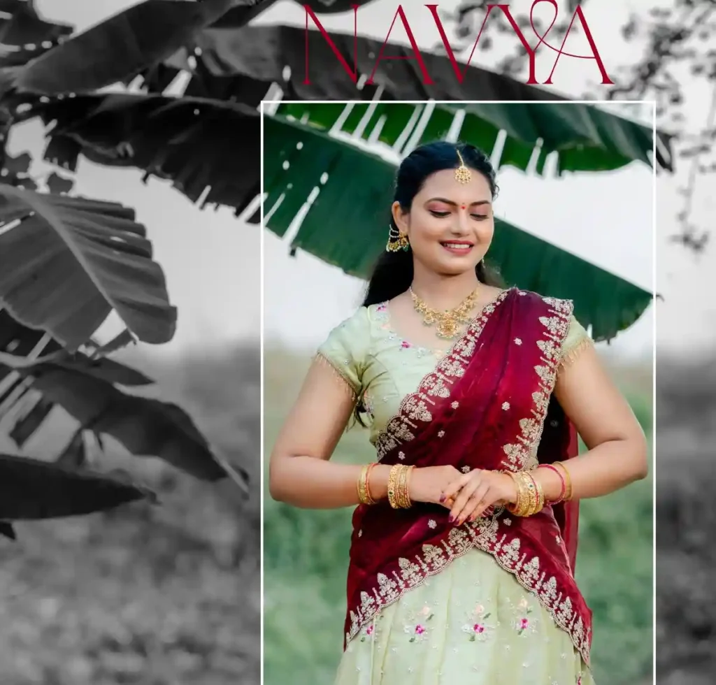 Half Saree Photography