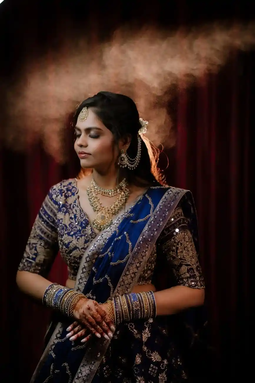 Professional engagement photography bride portrait