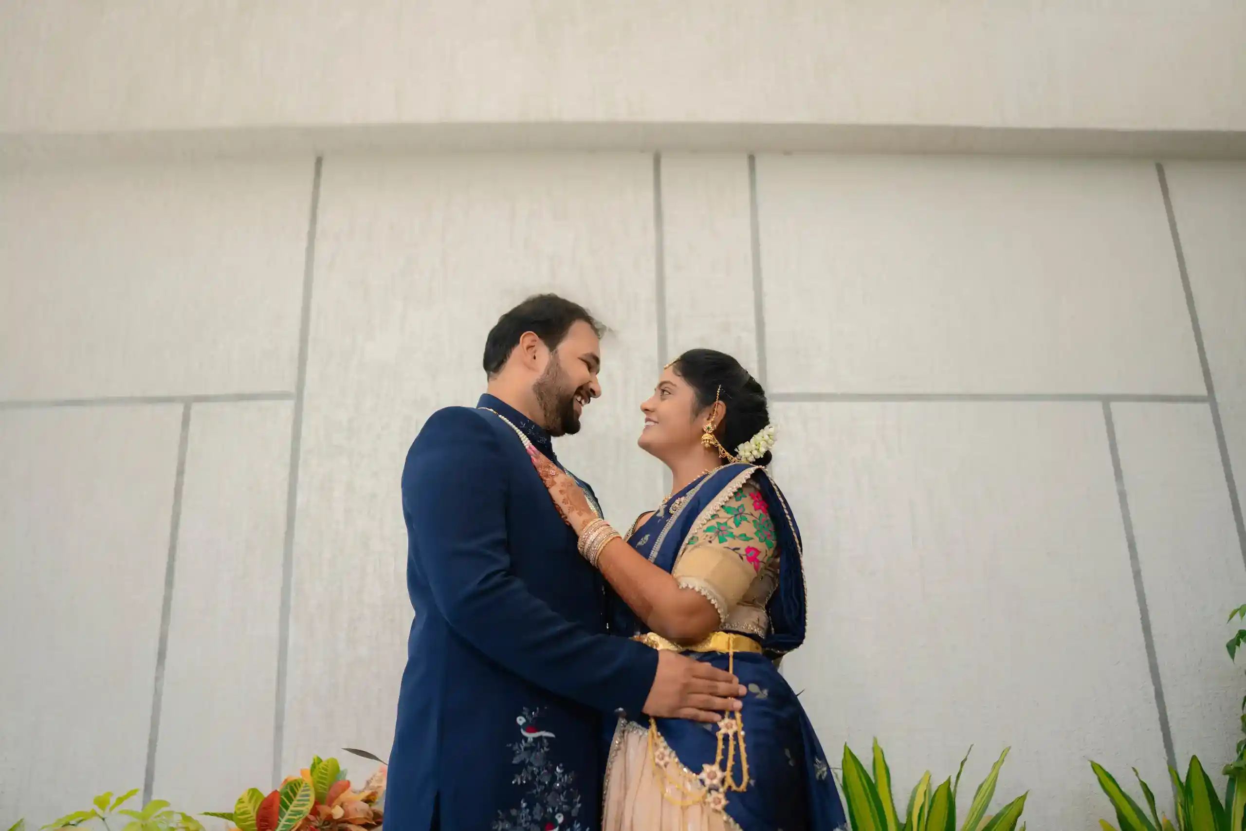 South Indian couple engagement photography