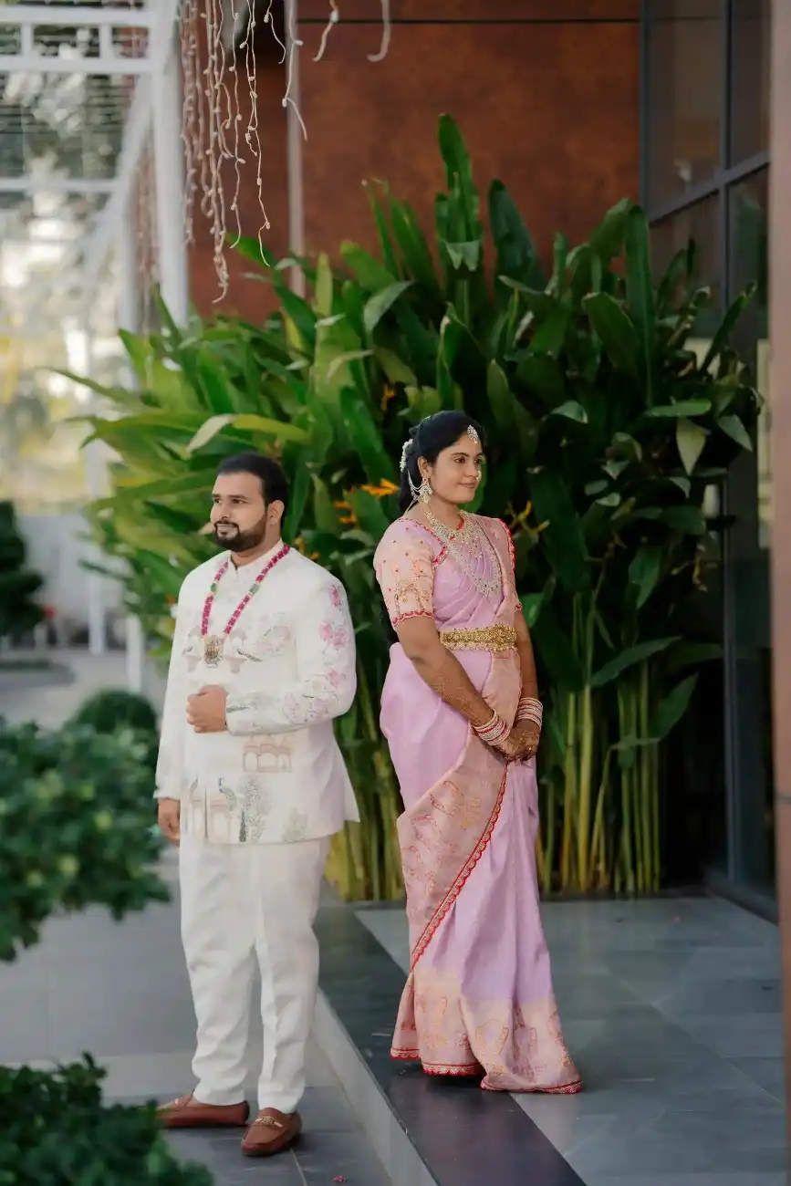 Elegant engagement couple photography at ceremony