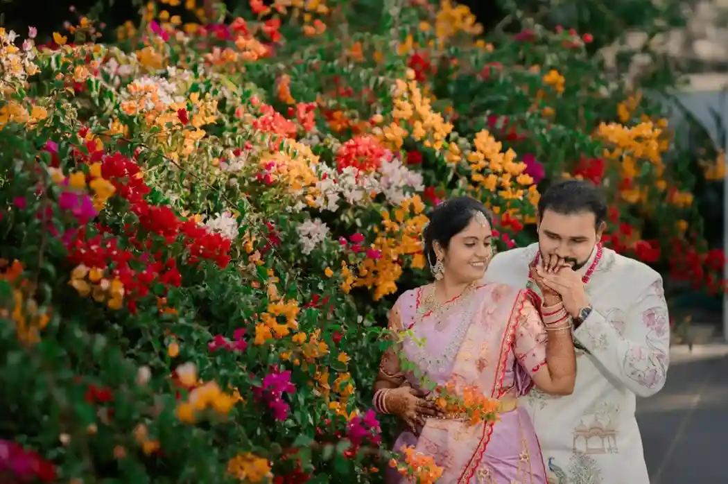 Romantic couple engagement photography