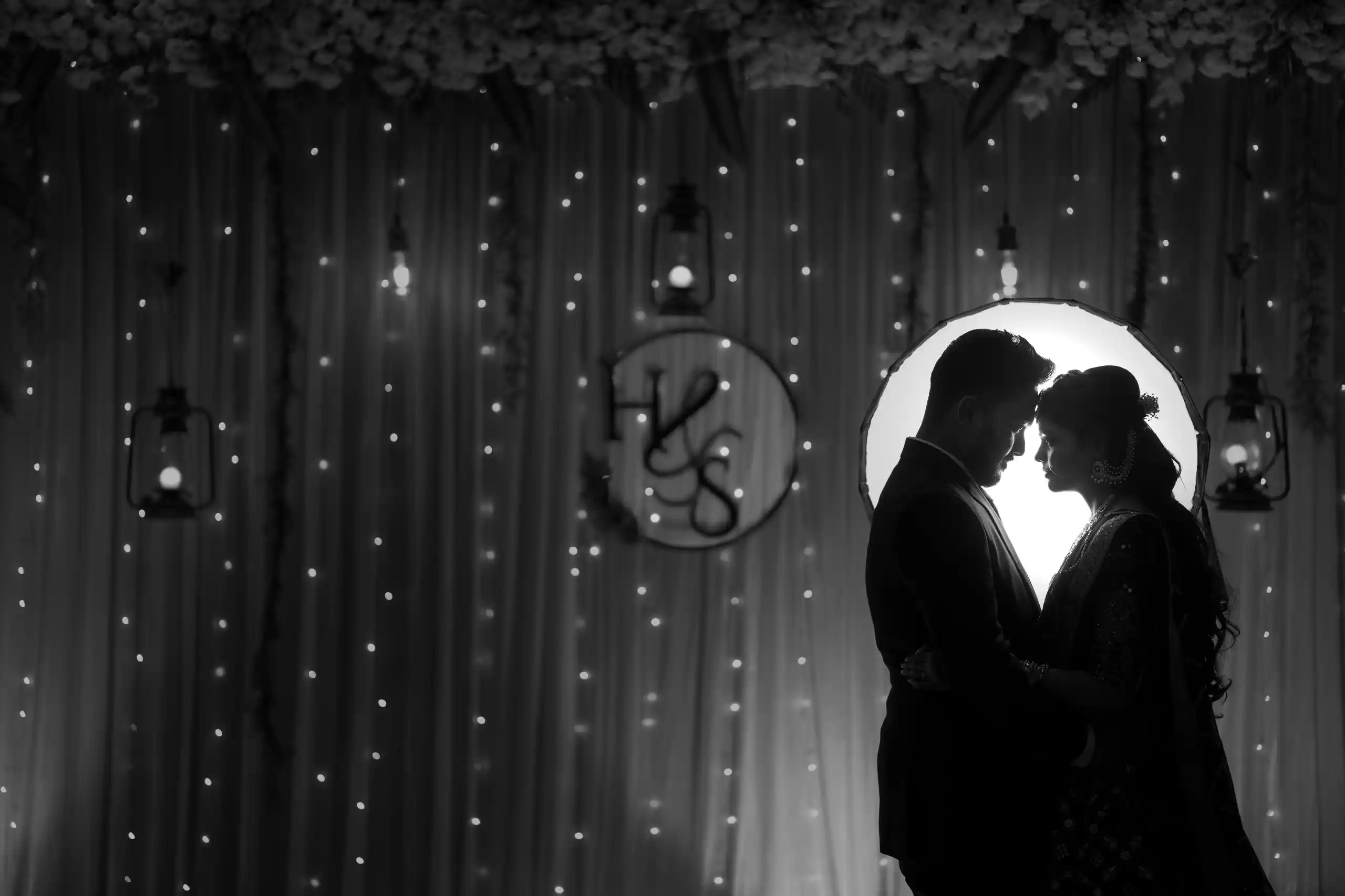 South Indian couple posing together for engagement photography