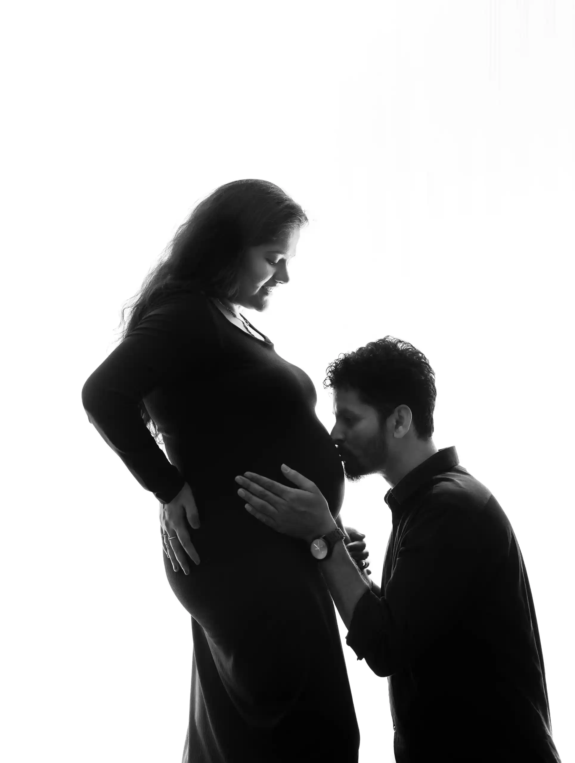 Maternity photography of expecting couple together